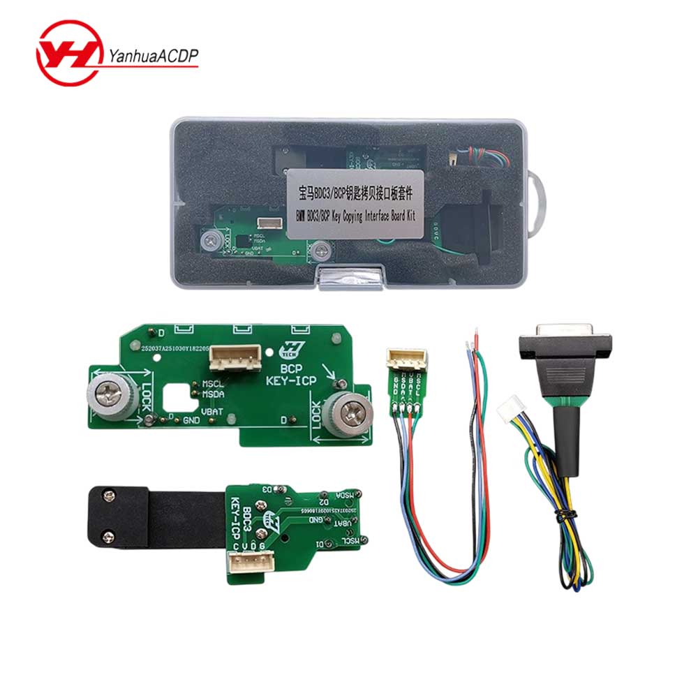 Yanhua ACDP BMW BDC3 BCP Key Copy Interface Board Kit – Locksmith