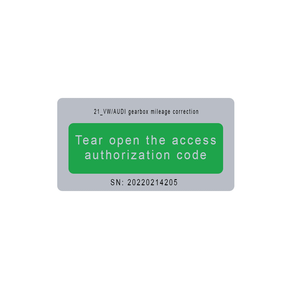 Yanhua Module 21 Single License Sticker