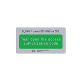 Yanhua Module 31 Single License Sticker