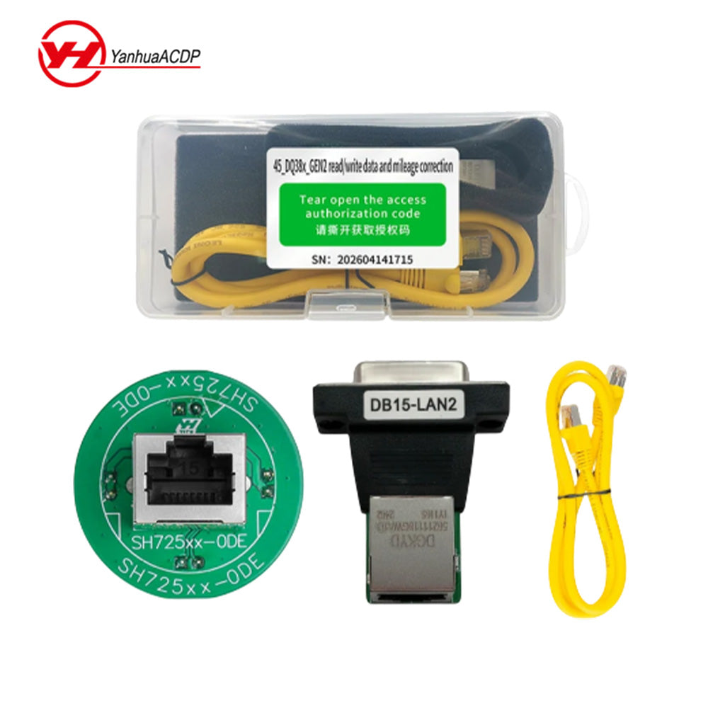 Yanhua ACDP Module 45 DQ38x GEN2 Read/Write and Mileage Correction Tool with Adapter and A60B License