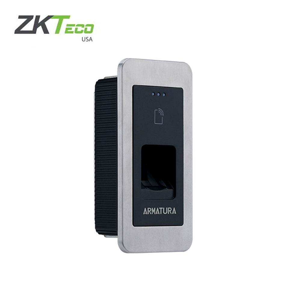 ZKTeco - AMT-EP30CF-M - Multi-Tech Fingerprint Reader with Bluetooth 13.56MHz Proximity - Single Gang Mount