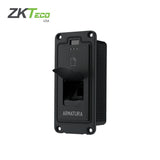 ZKTeco - AMT-EP30CF-M - Multi-Tech Fingerprint Reader with Bluetooth 13.56MHz Proximity - Single Gang Mount