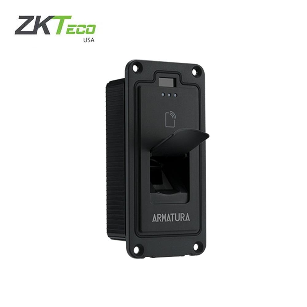 ZKTeco - AMT-EP30CF-M - Multi-Tech Fingerprint Reader with Bluetooth 13.56MHz Proximity - Single Gang Mount
