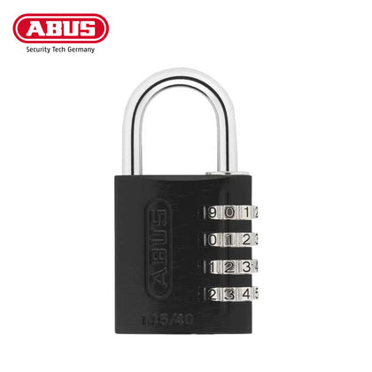 ABUS - 145/40 C - Aluminum - 4-Dial Resettable Padlock - Black