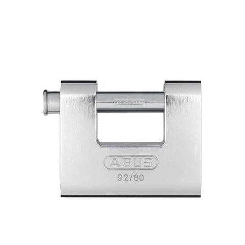 ABUS - 92/80 - Solid Brass with Steel Jacket Monoblock Padlock