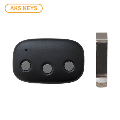 AKS KEYS Garage Door Opener Remote for Linear Mega Code MCT-3 DNT00089