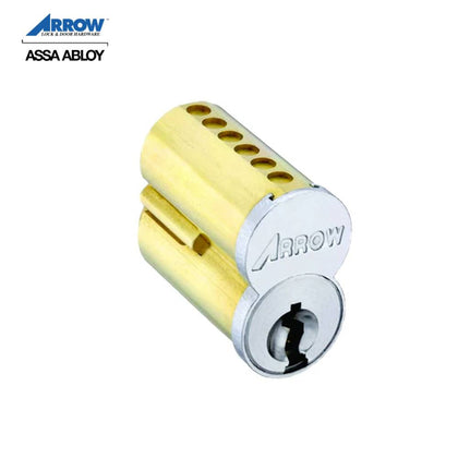 Arrow - 100CRP-UCXLB - SFIC Core 6 Pins - Best L Keyway - Uncombinated - 26D (Satin Chrome)