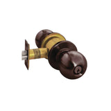 Arrow - RK-11-BD-10B-R60-R70 - RK Series Turn-Pushbutton Entrance Cylindrical Knob Lock - 2 3/8 Backset - Oil-Rubbed Bronze - Grade 2