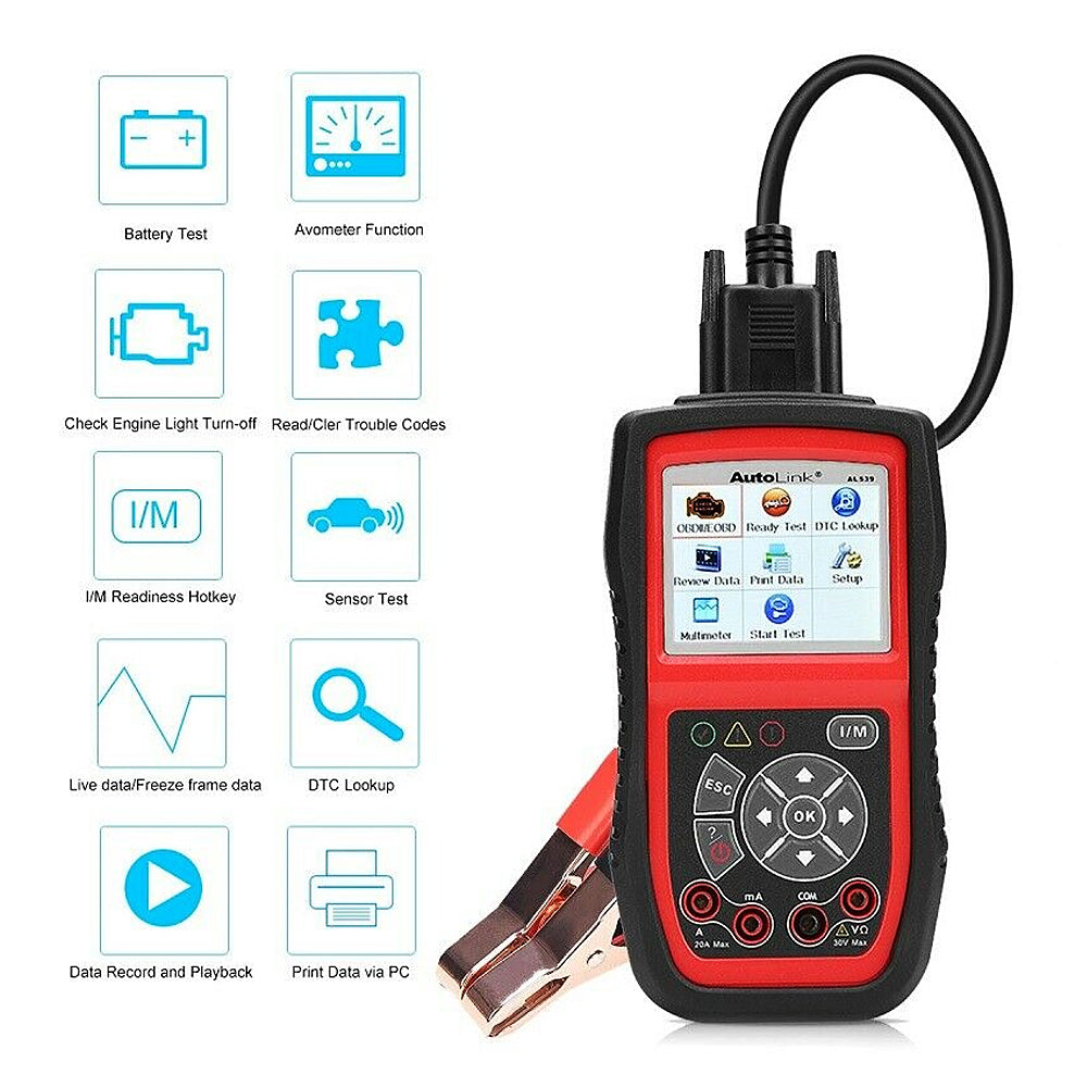 Autel AutoLink AL539B Diagnostic Tool Electrical Tester OBDII Code Reader