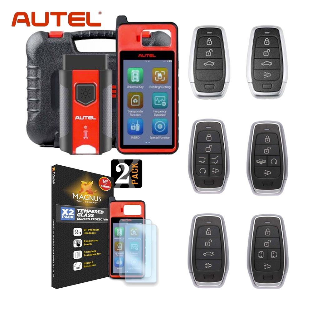 Autel MaxiIM KM100 Universal Key Generator with 4 FREE Autel Remotes a
