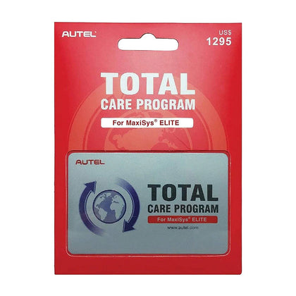 Autel MaxiSYS Elite One Year Total Care Program Subscription Card (TCP)