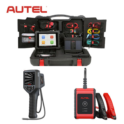 Autel MaxiSys MS919 Diagnostic Tablet with Advanced MaxiFlash VCMI + MV460 Digital Videoscope and MaxiBAS BT506 Battery Tester