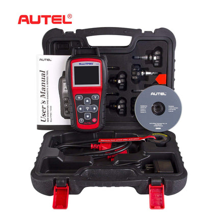 Autel MaxiTPMS TS508 Kit with 8 MX-1 Sensors and 4 Interchangeable Aluminum Valves