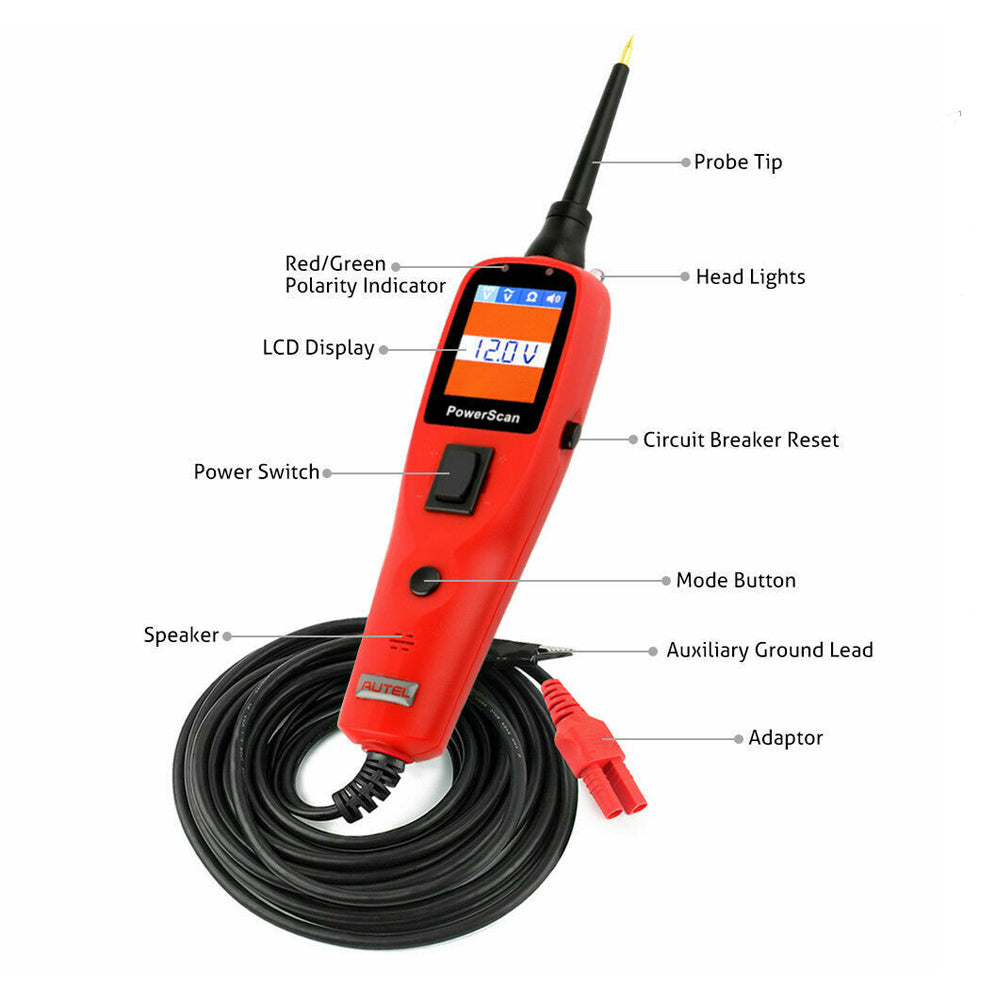 Autel Power Scan PS100 Electrical System Diagnosis Tool Car