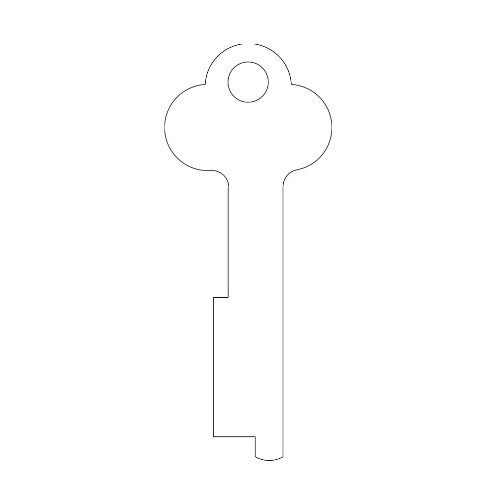 Diebold Key Blank - 1028E (Packs of 10)