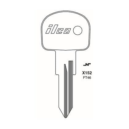 Fiat Key Blank - FI-6I / FT46