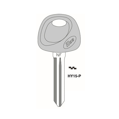 Hyundai Kia Key Blank - HY-13D.P3 / HY15-P (Packs of 5)