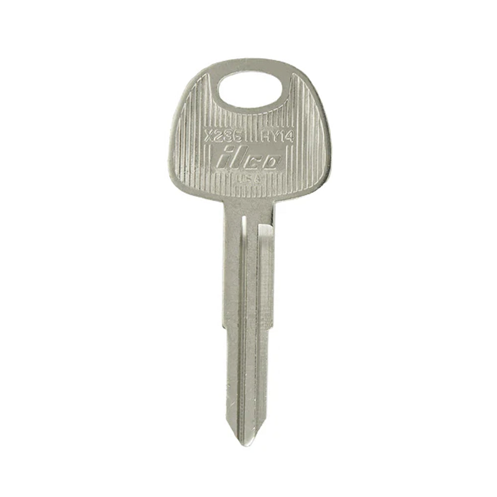 1997 - 2010 Hyundai Kia Key Blank - HY-10 / HY14 / X236 (Pack 10)