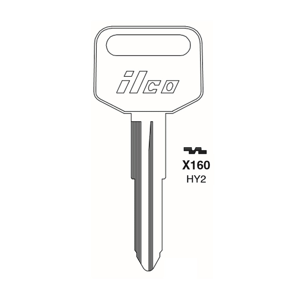 Hyundai Key Blank - HY-15D / HY2
