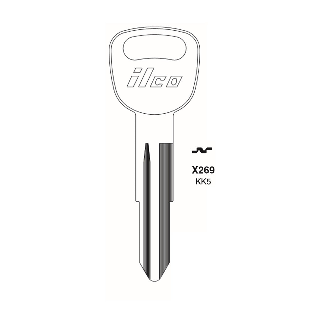Kia Key Blank - KI-6 / KK5