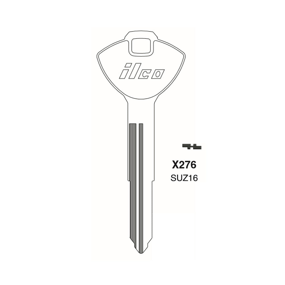 Suzuki Motorcycle Key Blank - SUZ16 (Packs of 10)