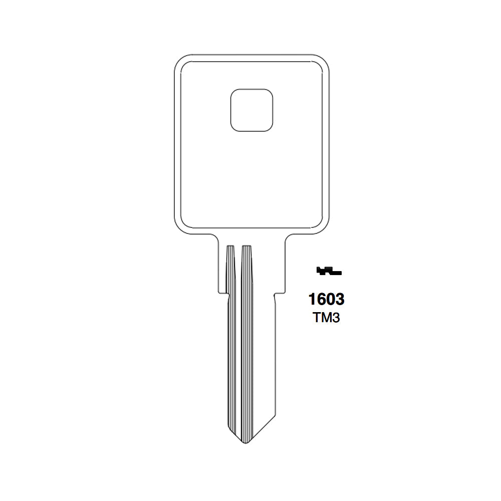 1603 Trimark Key Blank - TRM-7 / TM3 (Packs of 10)