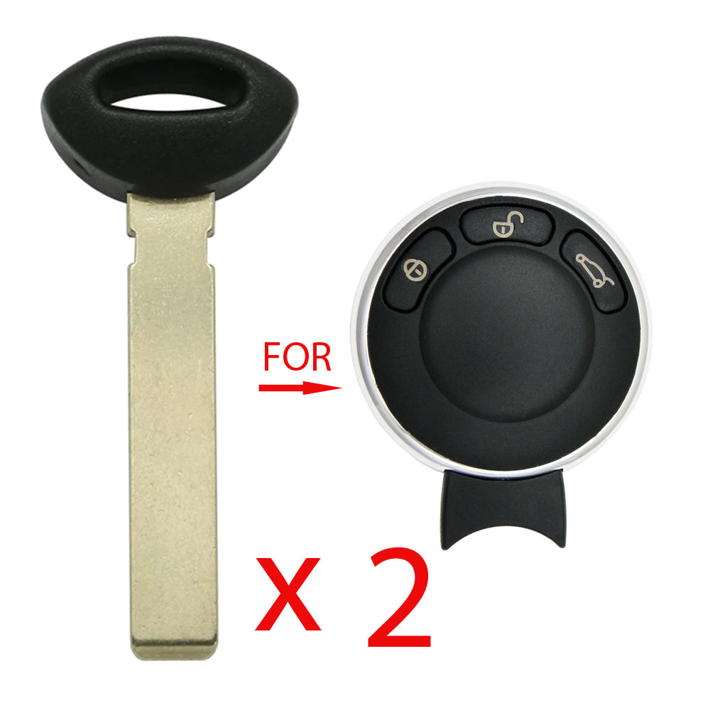 Mini Key 1024 2010 - 2014 Mini Cooper Emergency Key (2 Pack) – Locksmith Keyless