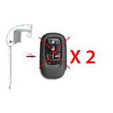 2022 - 2025 Honda Emergency Key - High Security (2 Pack)
