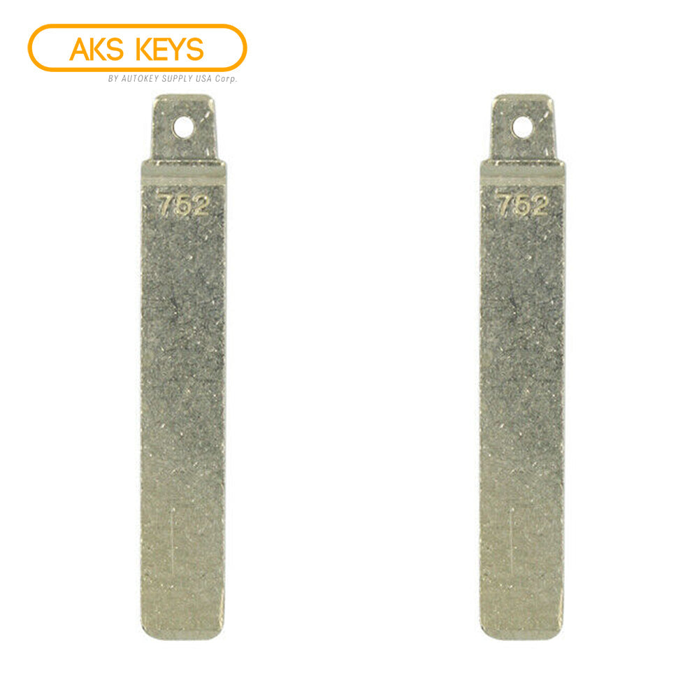 2018 - 2020 Hyundai Santa Fe Remote Flip Key Blade (2 Pack)