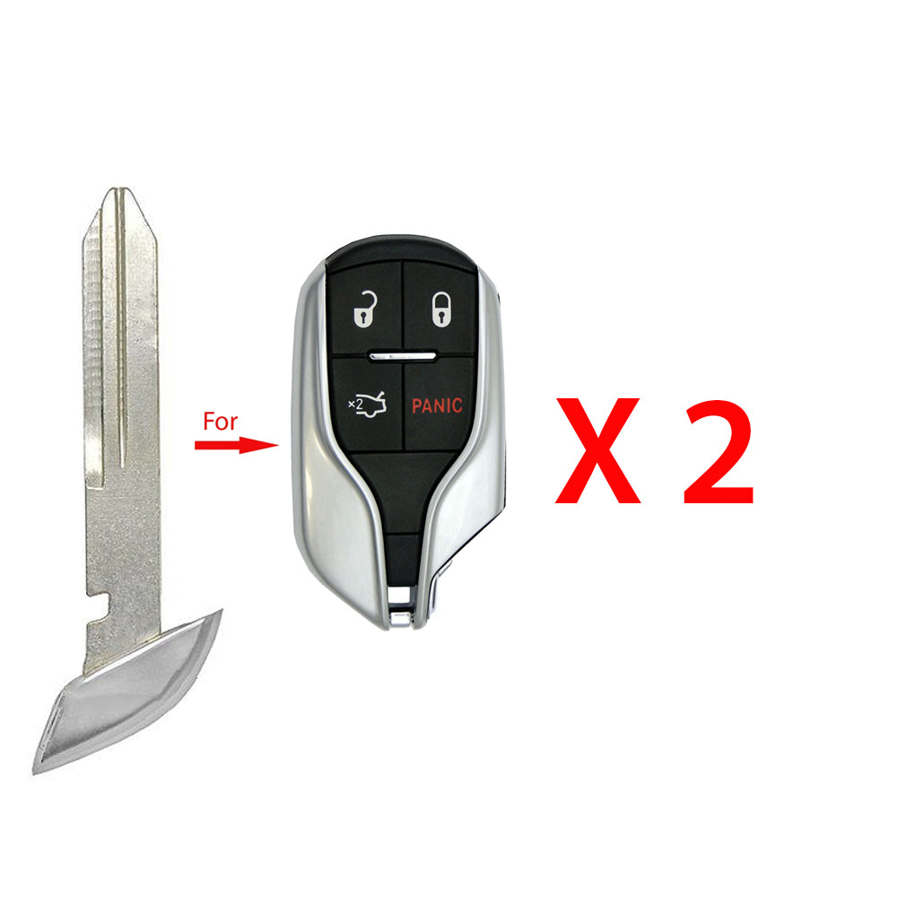 2014 2020 Maserati Emergency Key Y171 (2 Pack)