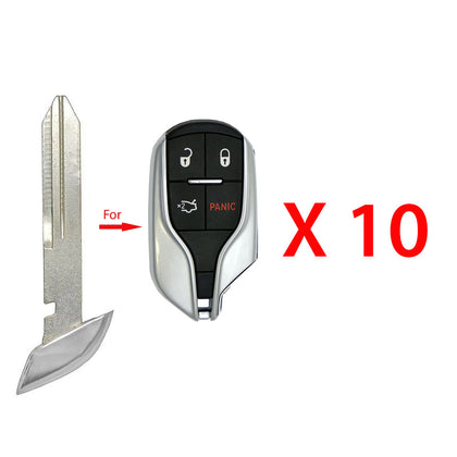 2014 - 2020 Maserati Emergency Key - Y171 (10 Pack)