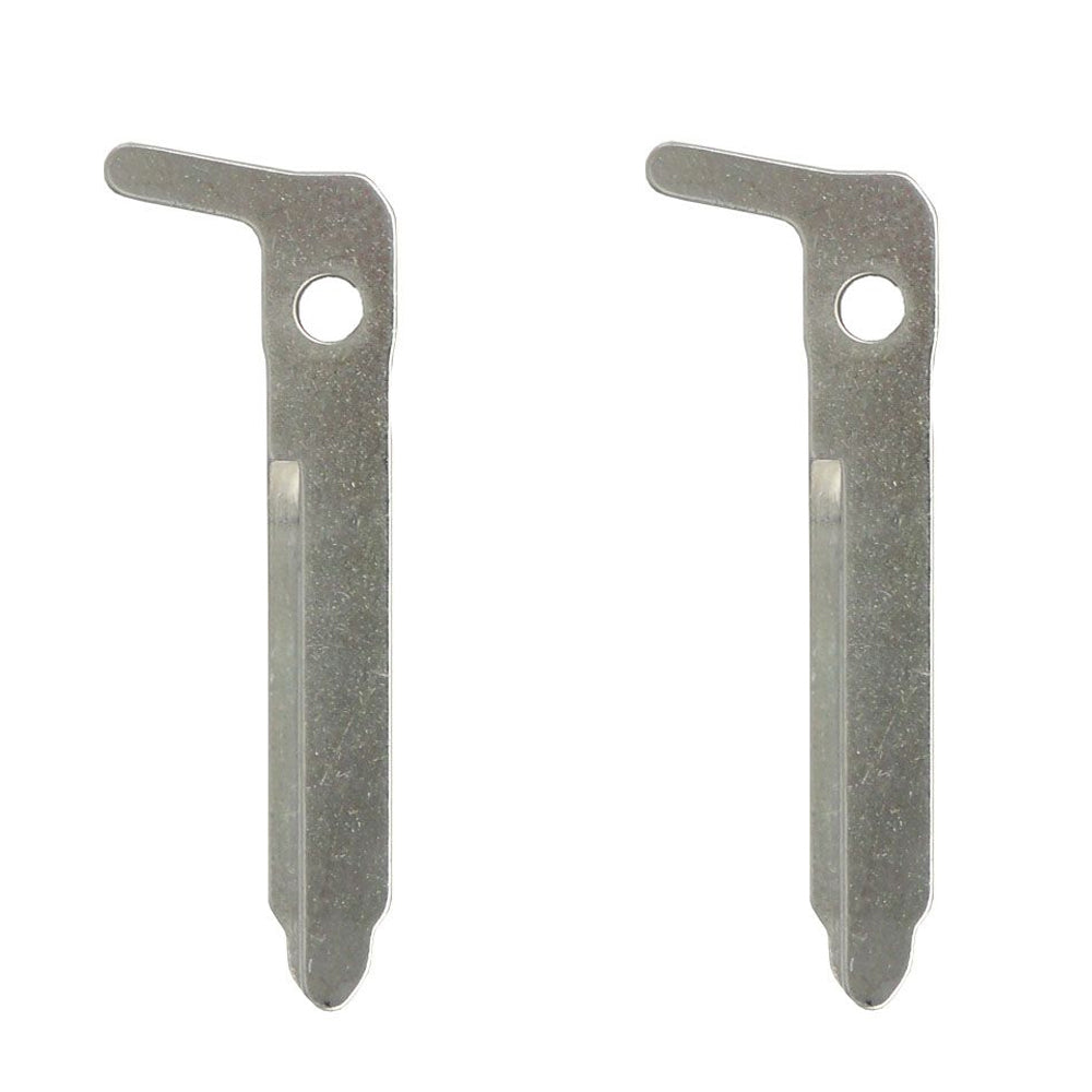 2019 - 2025 Mazda Emergency Key - Left Groove for FCC# WAZSKE11D01/ WAZSKE13D03 (2 Pack)