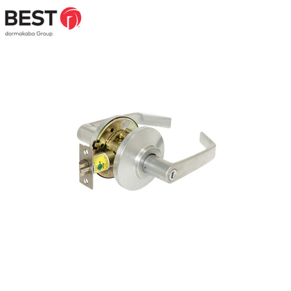 BEST - 7KC30L15DS3626 - Privacy Cylindrical Lock - 15 Lever Non-Keyed Cylinder - Fire Rated - Grade 2 - 626 (Satin Chrome)