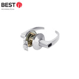 BEST - 9K57AB16KSTK626LM - Entrance Cylindrical Lock - 16 Lever with 5 Backset and SFIC Less Core - Lost Motion - Grade 1 - 626 (Satin Chrome)