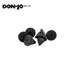 Don-Jo - 1608 Rubber Door Silencer Gray for Metal Frame (10 Pack)