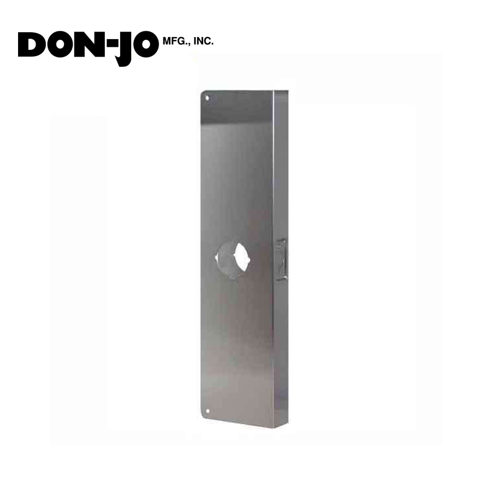 Don-Jo - Wrap Plate - #20 - 2-3/4" - 1-3/4" Doors - Silver (20 S-CW)