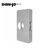 Don-Jo - Wrap Plate - #4 - 2-3/4" - 1-3/4" Doors - Silver (4-S-CW)