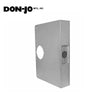 Don-Jo - Extended Wrap Plate #55 - 5" - 1-3/4" Doors - Silver - (55-S-CW)