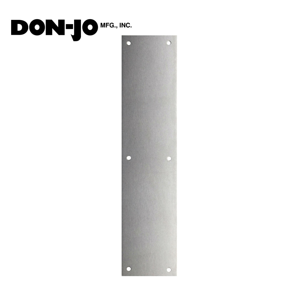 Don-Jo - 71-630 - Push Plate (.050) Satin Stainless Steel Finish