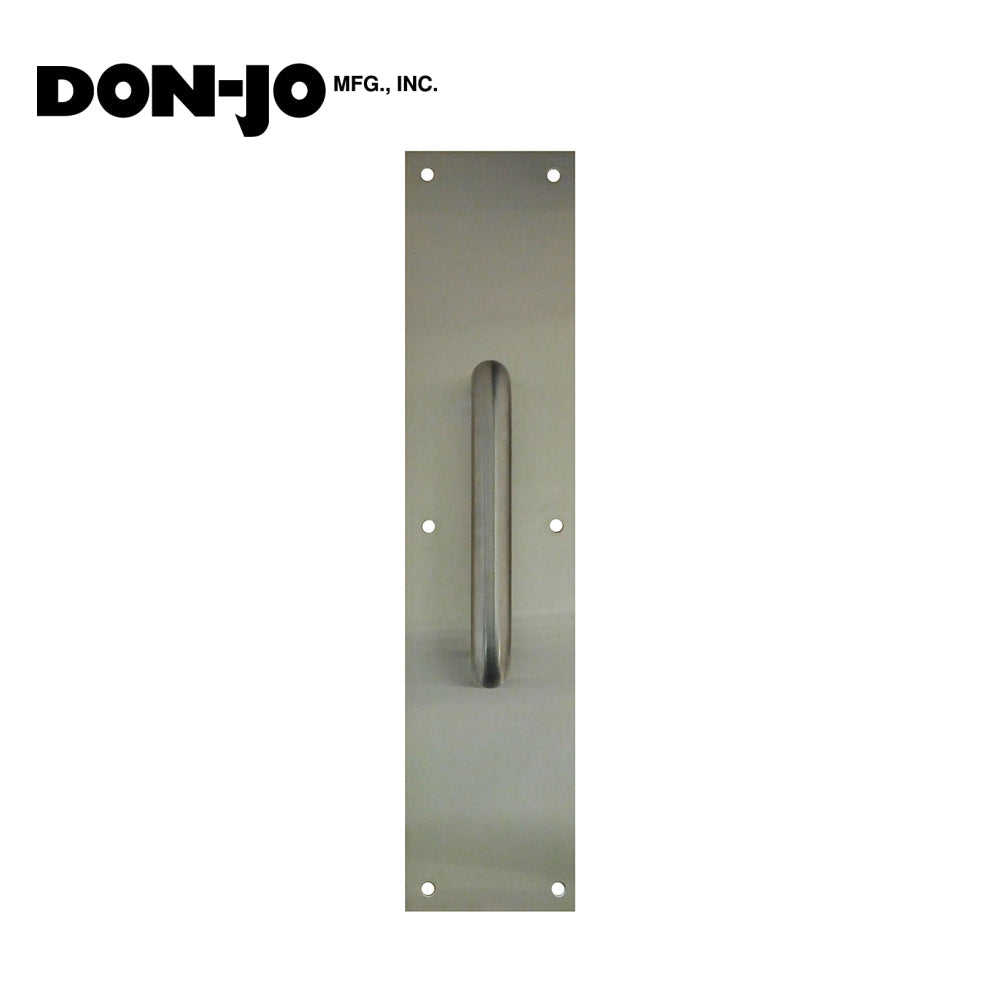 Don-Jo - 7115-630 - Pull Plate w/ 3/4" Round Pull Satin Stainless Steel Finish