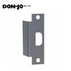 Don-Jo - Electric Strike Filler Plate - 4 7/8" x 1 1/4" - Silver Coated