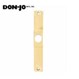 Don-Jo - Mortise Conversion Plate - Gold Brass (CV-86-BP)