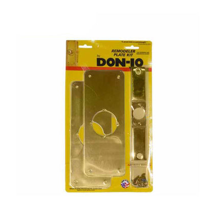 Don-Jo - Mortise Remodeler Kit #109 - 605 - Gold / Brass (RPK-109-605)