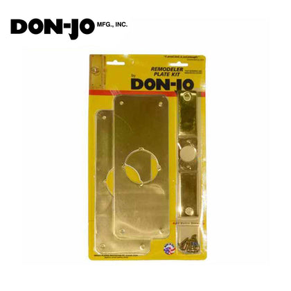 Don-Jo - Mortise Remodeler Kit #109 - 605 - Gold / Brass (RPK-109-605)