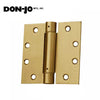 Don-Jo - SH74545 - Full Mortise Spring Hinges - Bright Brass (Pack of 2)