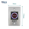 ECS HARDWARE - Contactless - Infrared Sensor Exit Button Switch W/ Remote Control (NT-41) - Stainless Steel