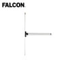 Falcon Concealed Vertical Rod Pushpad Exit Device - Electric Latch retraction - 36" - 628 (Satin Aluminum Clear Anodized)