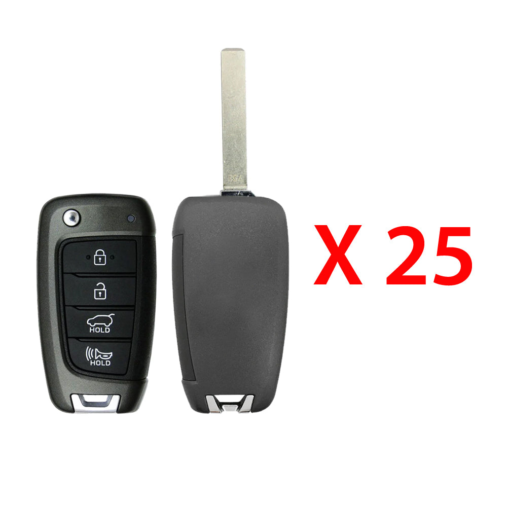 OEM 2021 Hyundai Elantra Flip Key 4B Trunk- NYOMBEC4TX2004 (95430 - AA000 OEM 2021 Hyundai Elantra Flip Key 4B Trunk- NYOMBEC4TX2004 (95430 - AA000