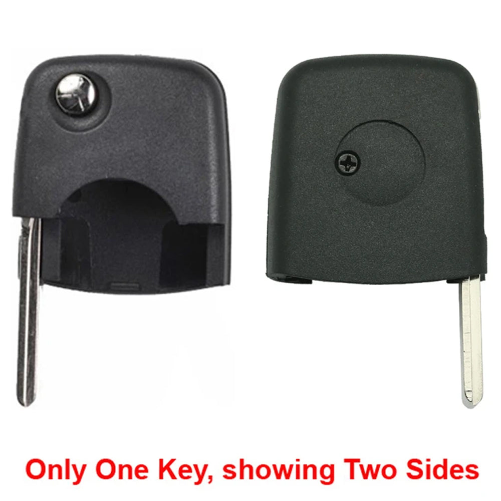 1998 - 2002 VW Flip Key Shell / Round Head / NON Chip