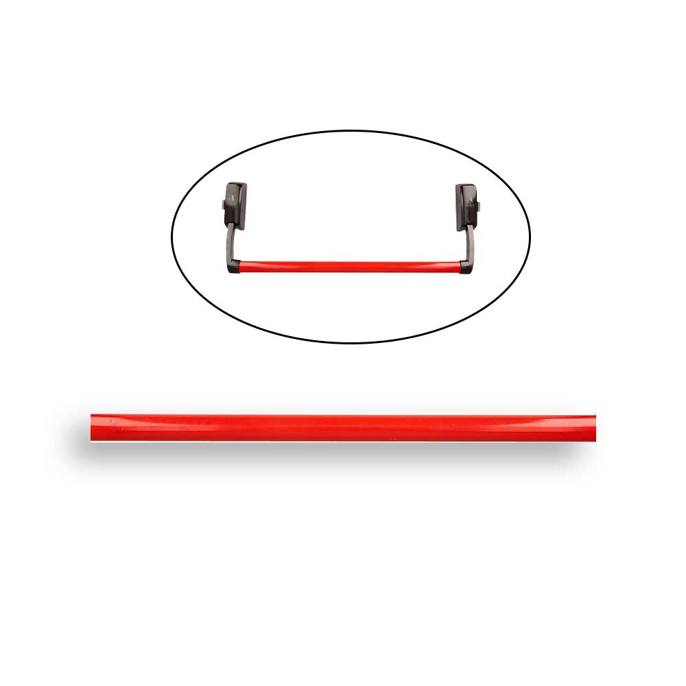 GAAB A290T-RED-10 39 Crossbar Tube (1000mm) - Red - Tube Only